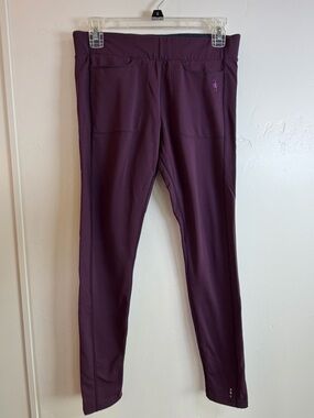 Smartwool Purple Leggings | Layering Leggings | Small
